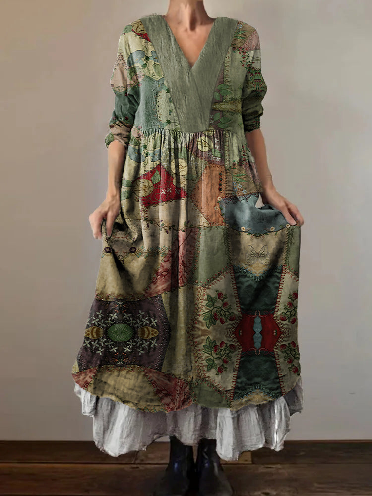 Vestido de estilo vintage atemporal