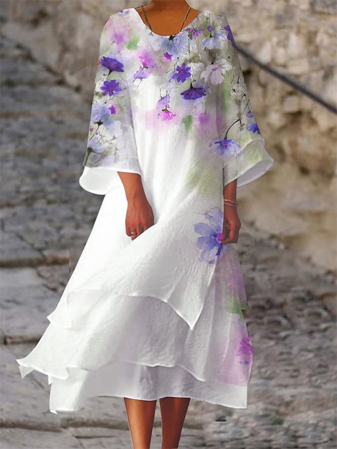 KL | Vestido sencillo y vaporoso