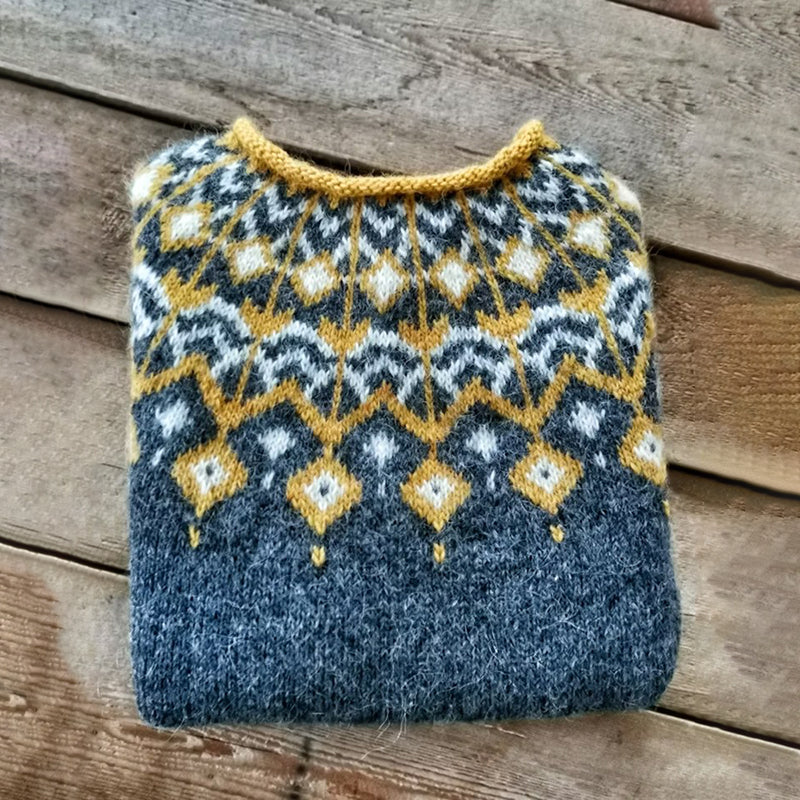 Suéter de estilo vintage atemporal