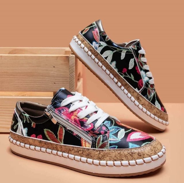 CM | Zapatillas sencillas con flores