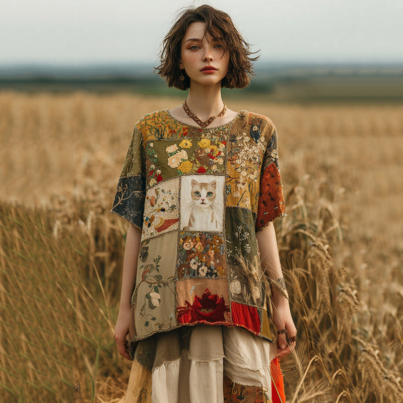 Camiseta de inspiración vintage