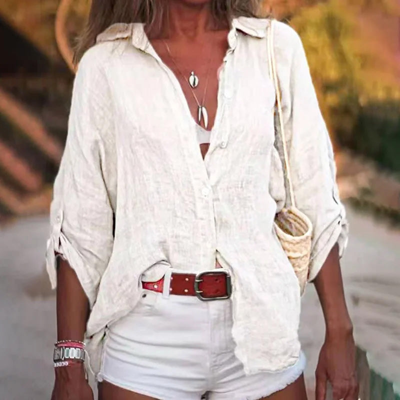 Camisa de estilo vintage atemporal