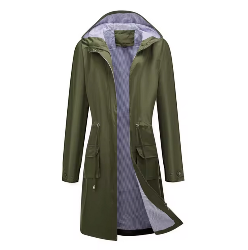 CM | Chaqueta impermeable con capucha