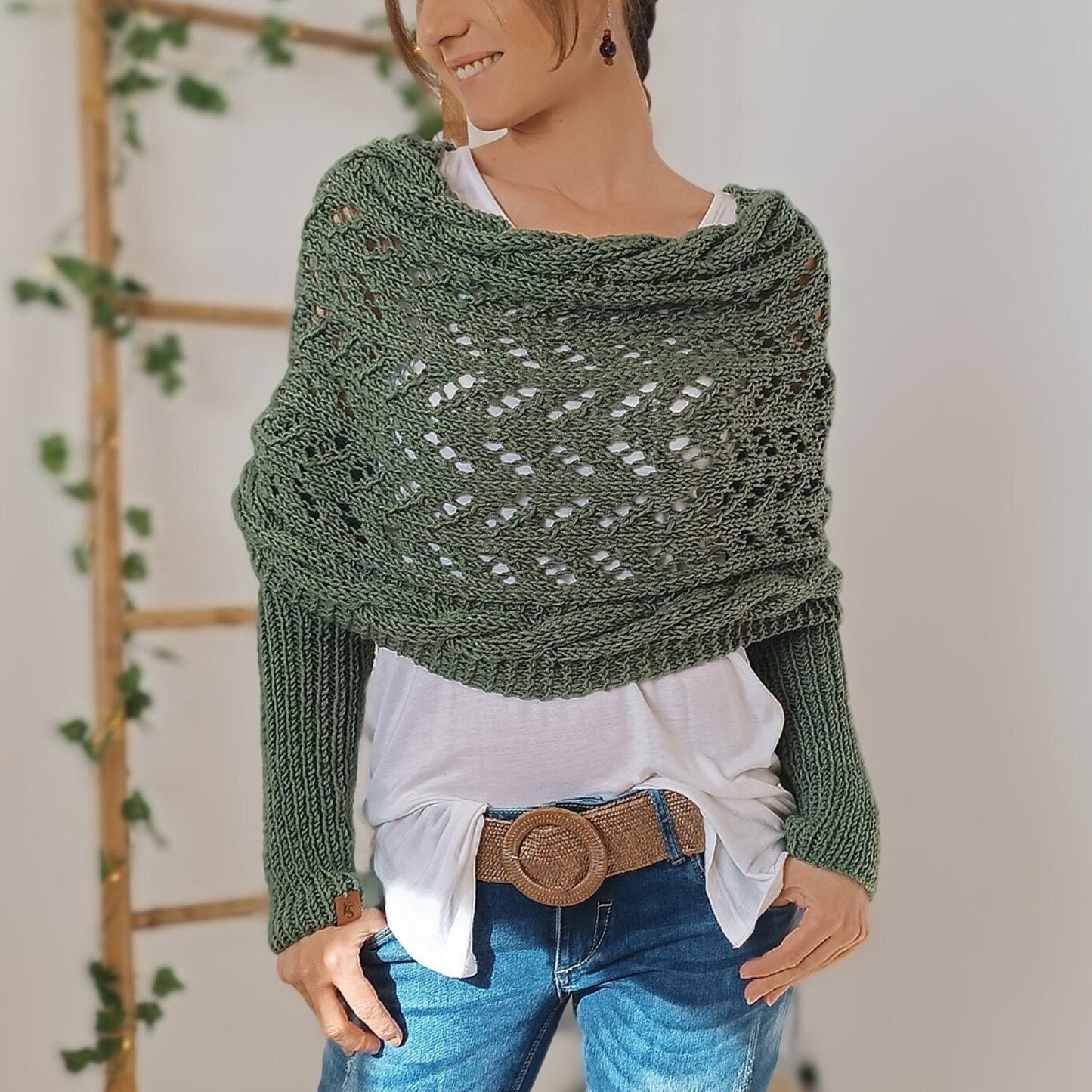 KL | Elegante jersey de punto con detalle calado