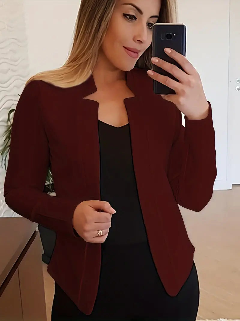 CM | Elegante blazer de manga larga para la primavera