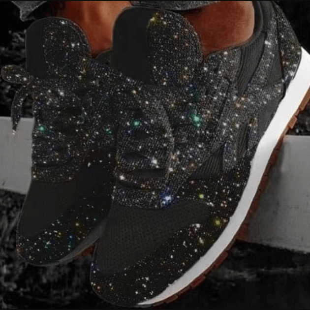 CM | Moda lentejuelas zapatos de mujer