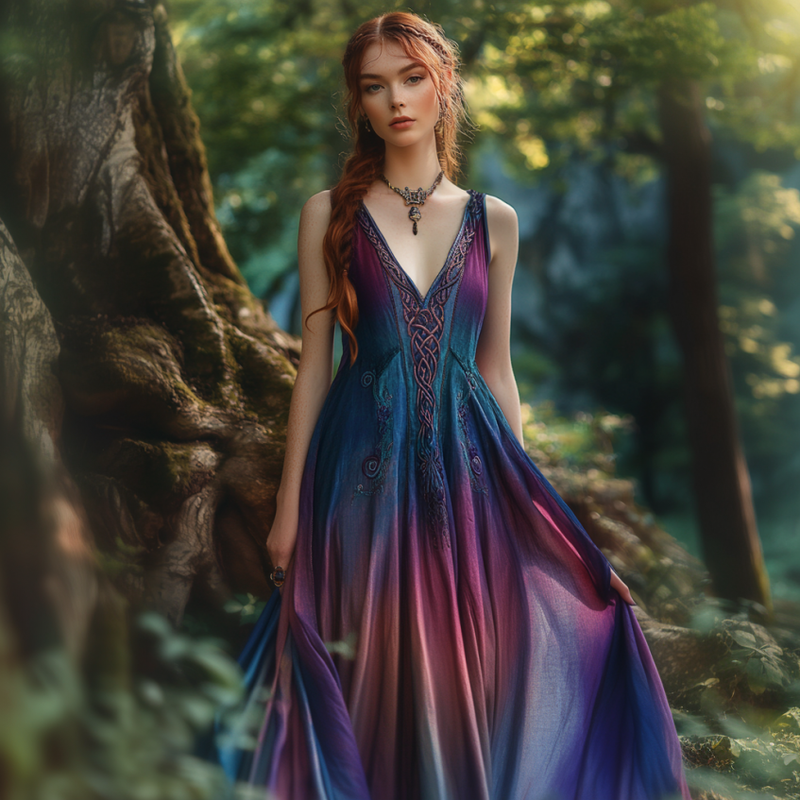 Vestido de inspiración vintage