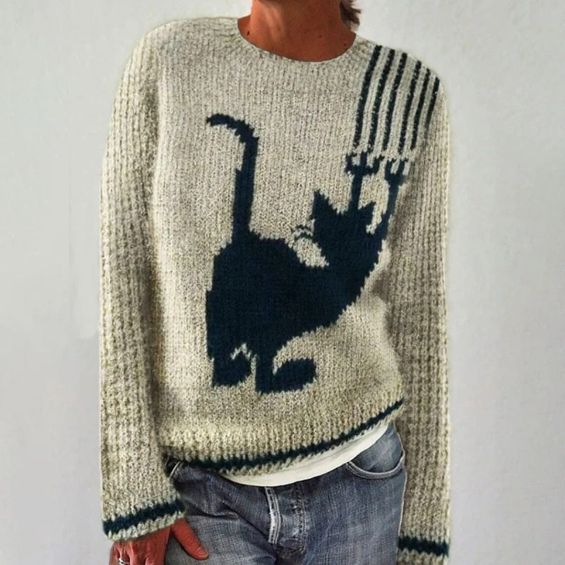 Suéter de estilo vintage atemporal