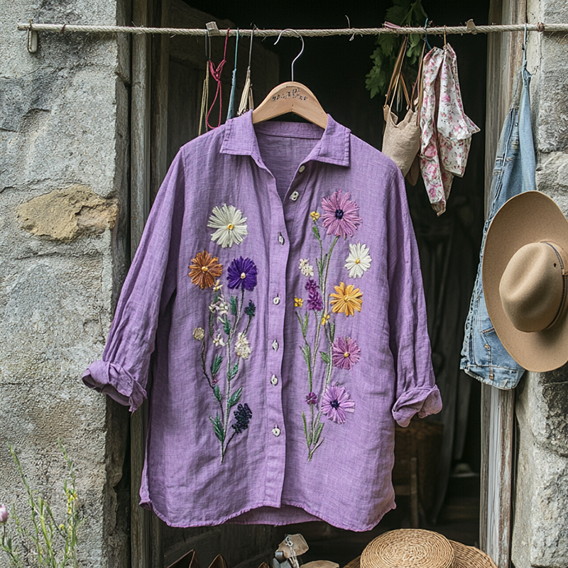 Camisa de inspiración vintage