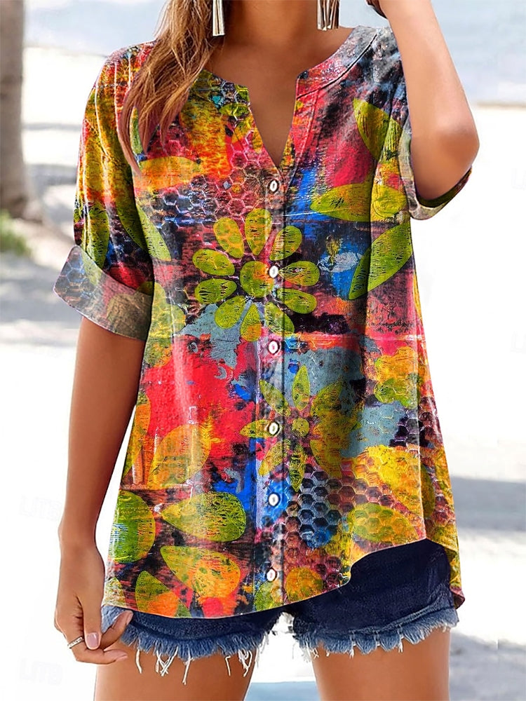 Camisa de estilo vintage atemporal