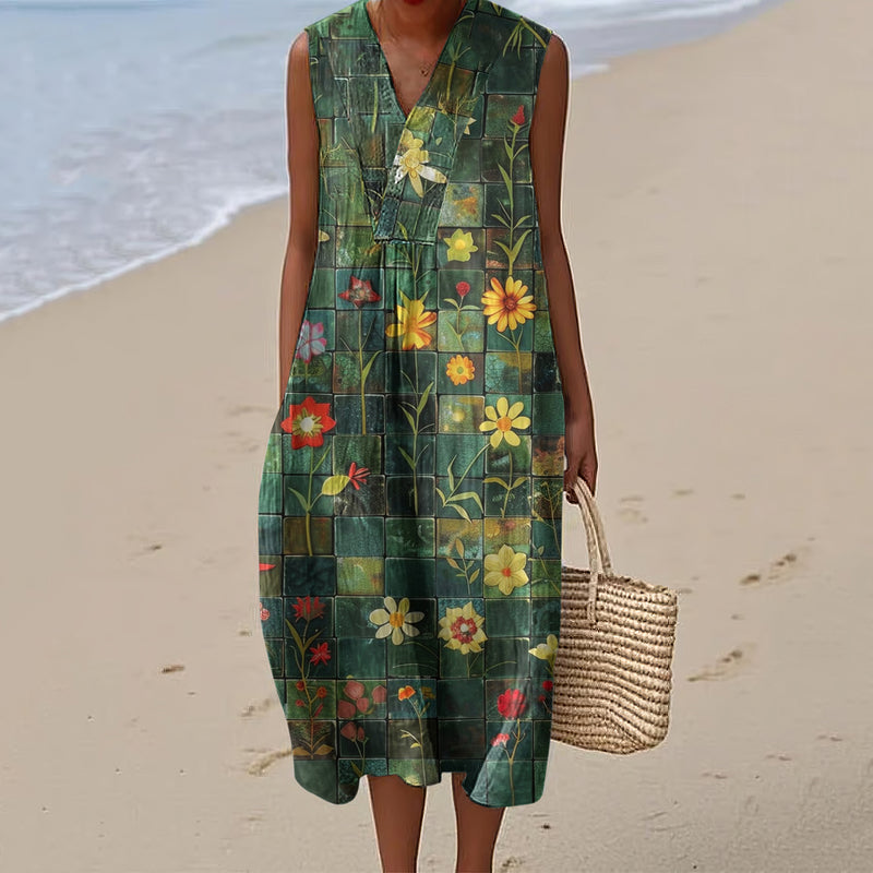 Vestido de estilo vintage atemporal