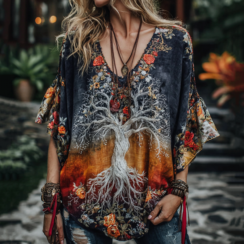 Camisa de inspiración vintage