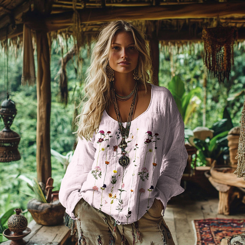 Blusa de inspiración vintage