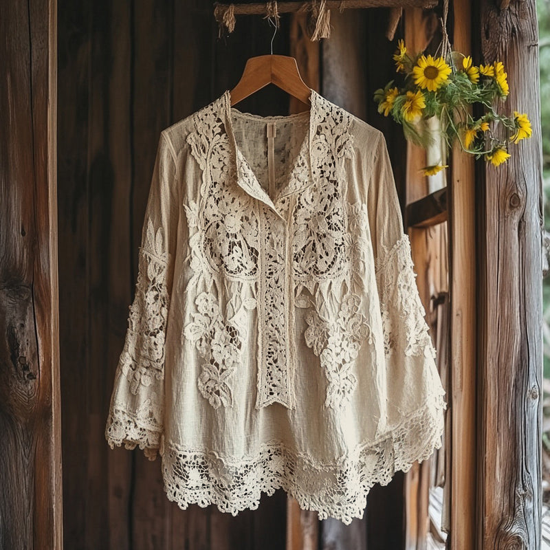 Camisa de diseño cuidado