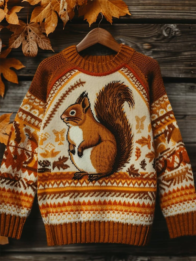 Suéter de inspiración vintage