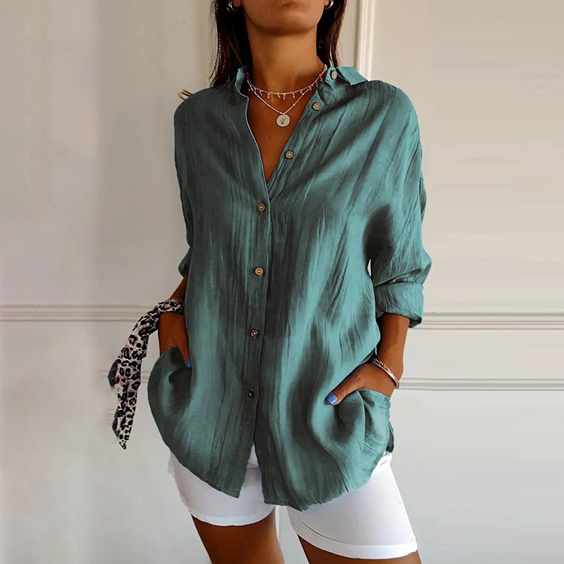 Camisa de estilo vintage atemporal