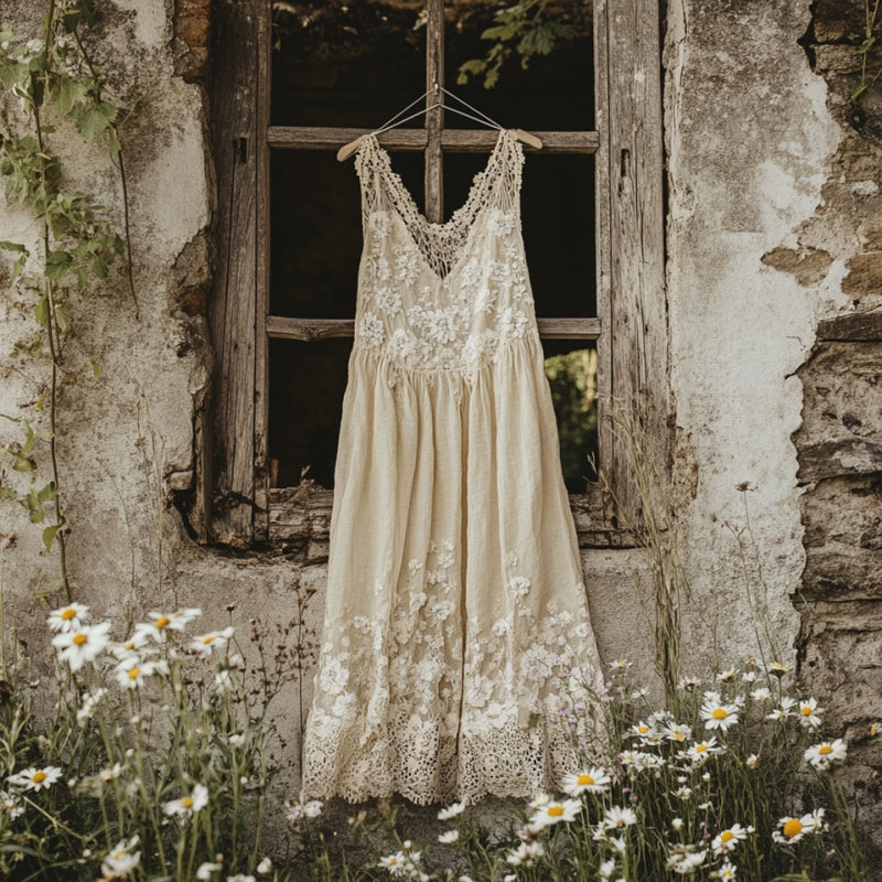 Vestido de diseño cuidado