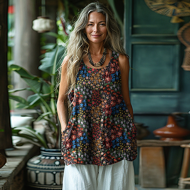 Top de estilo vintage atemporal