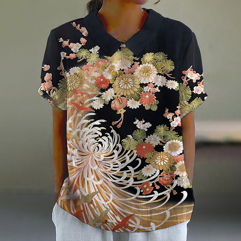 Blusa de inspiración vintage