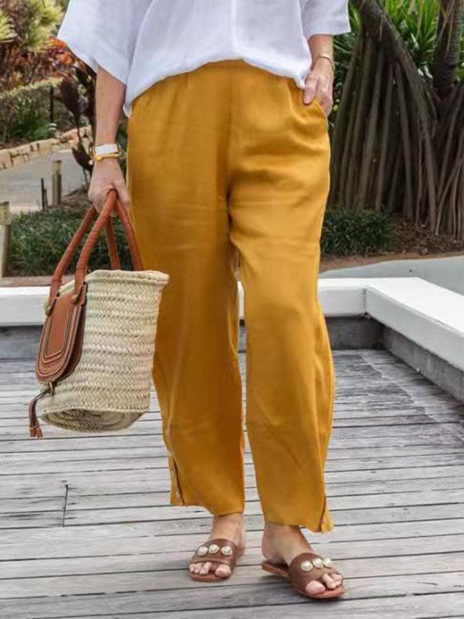 Pantalones de diseño elegante