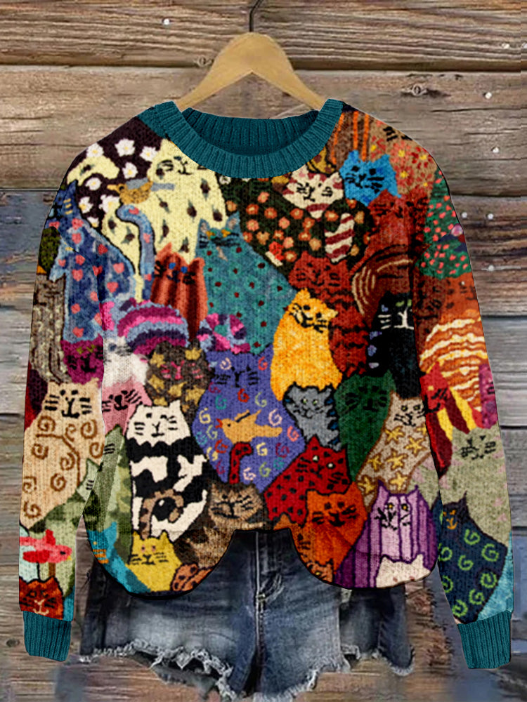 Suéter de estilo vintage atemporal