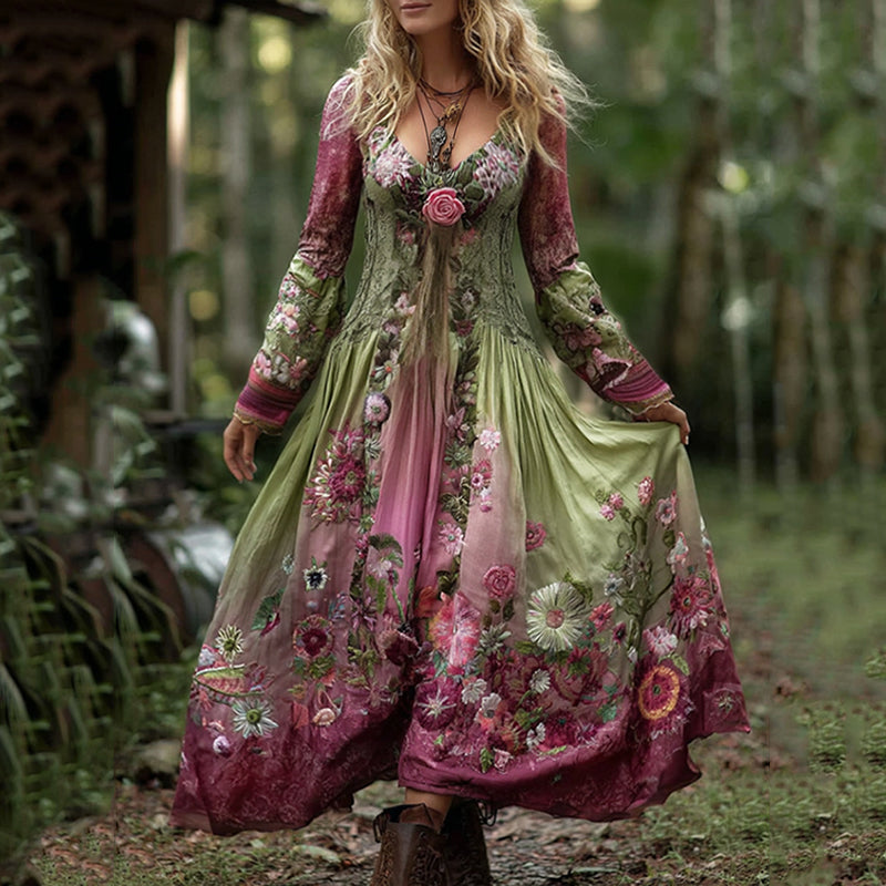 Vestido de estilo vintage atemporal