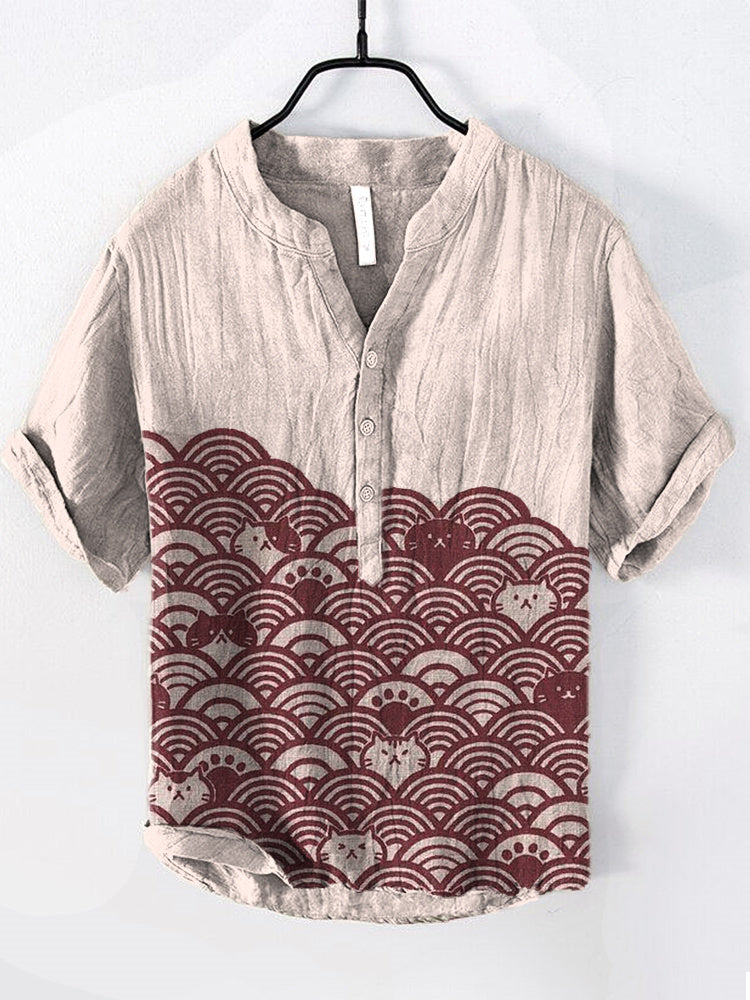 Camisa de estilo vintage atemporal