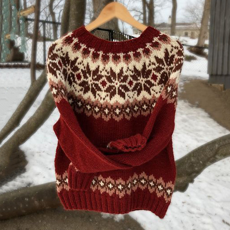 Suéter de estilo vintage atemporal