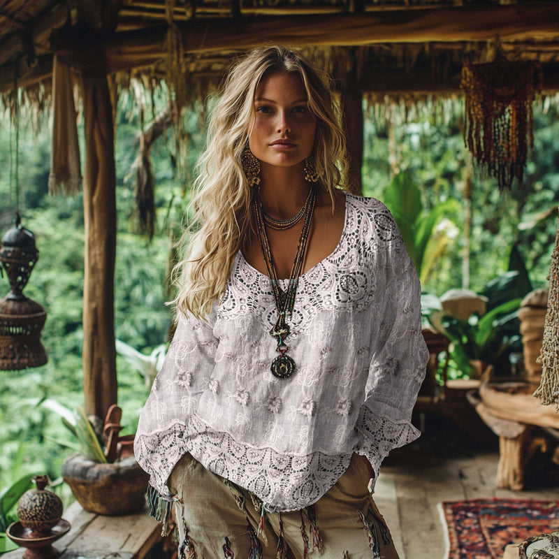 Blusa vintage clásico