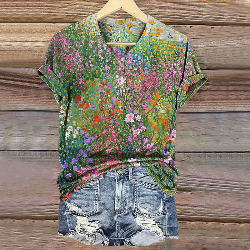 Camiseta de diseño cuidado
