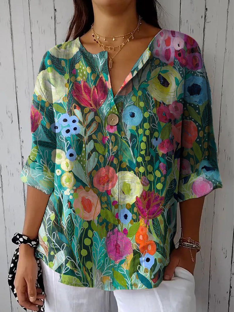Camisa de estilo vintage atemporal