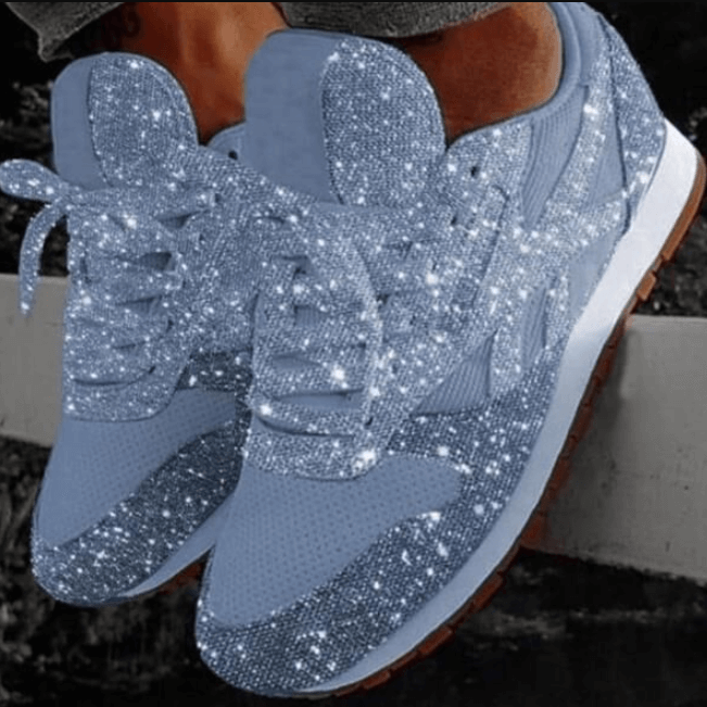 CM | Moda lentejuelas zapatos de mujer