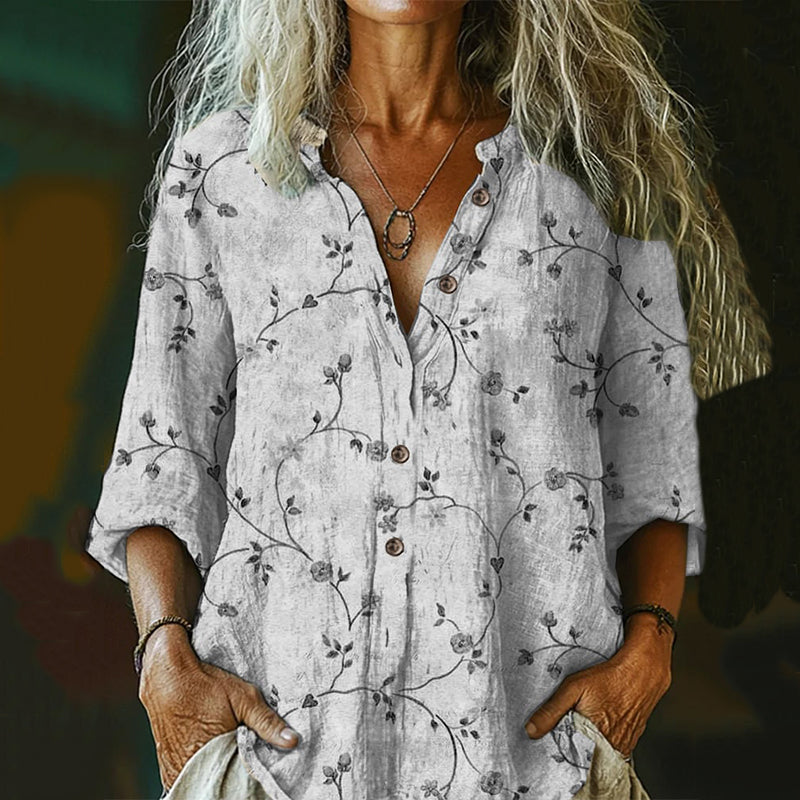 Camisa de estilo vintage atemporal