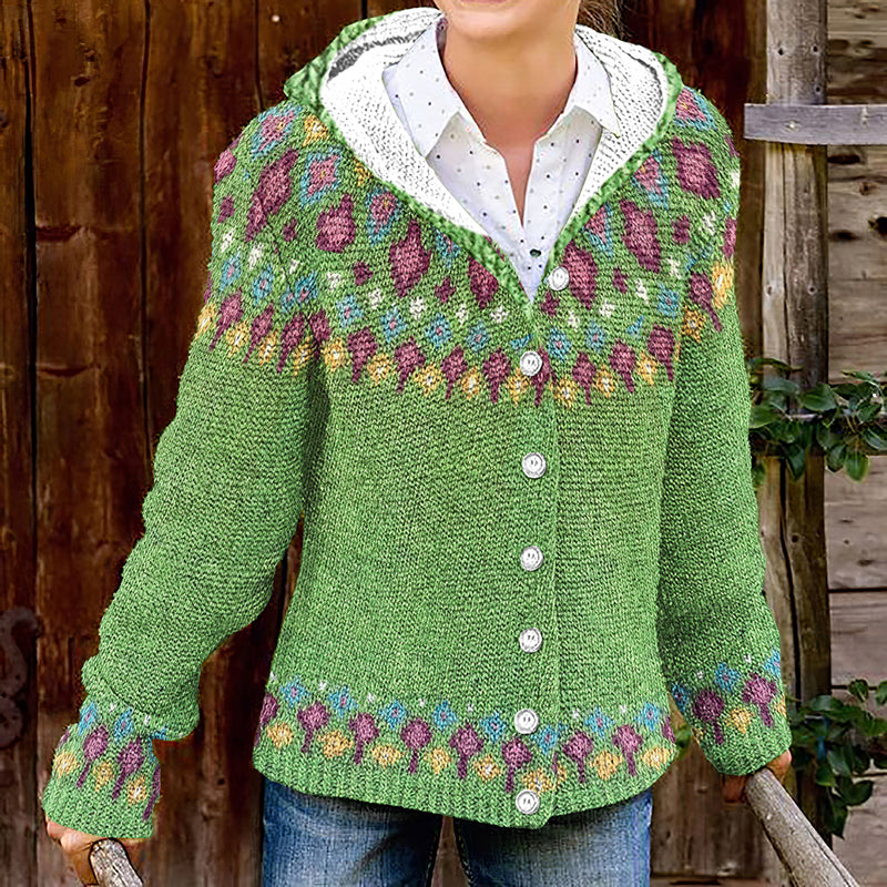 Cárdigan de estilo vintage atemporal