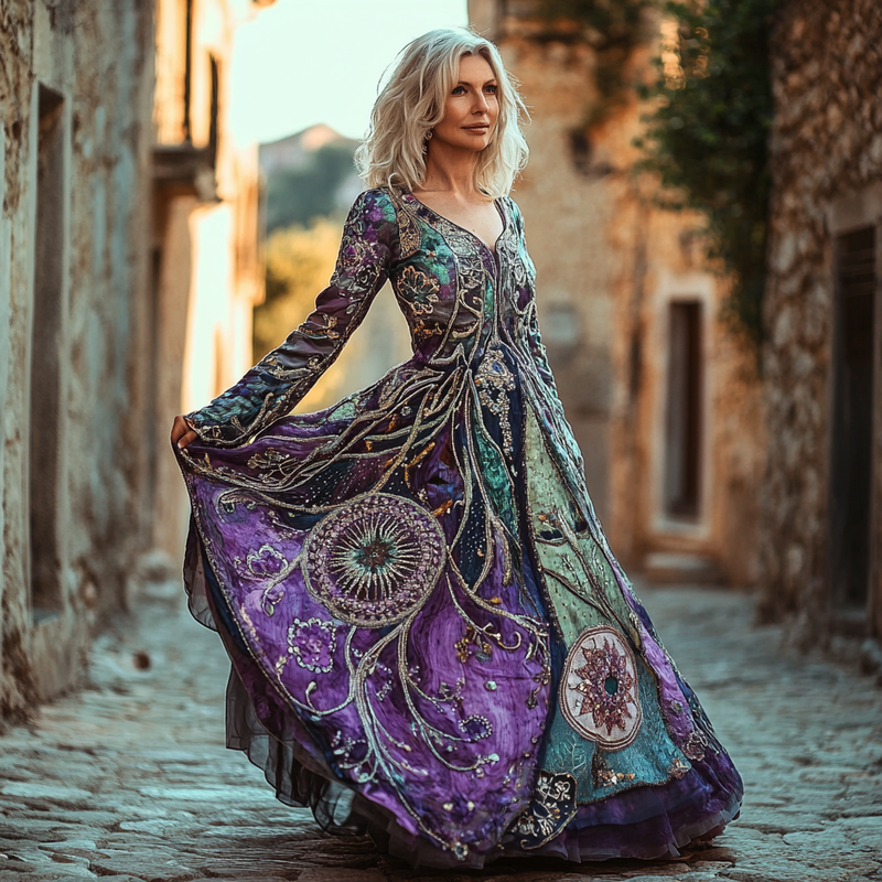 Vestido de estilo vintage atemporal