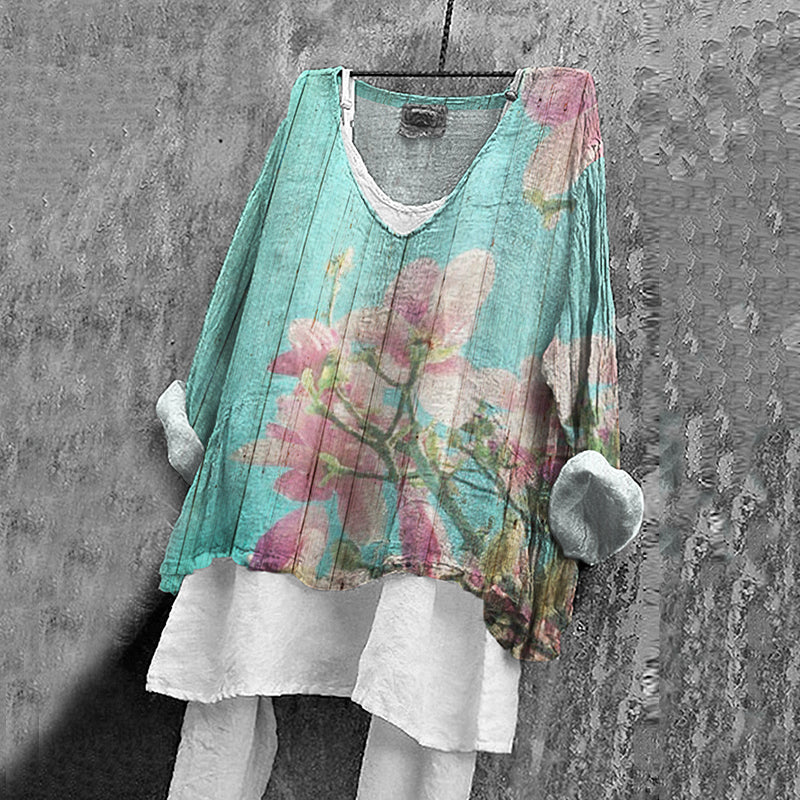 Camisa de estilo vintage atemporal