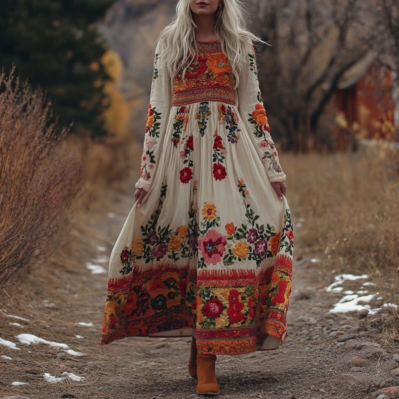 Vestido de estilo vintage atemporal