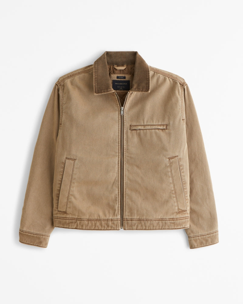 CM | Chaqueta de trabajo corta con cremallera