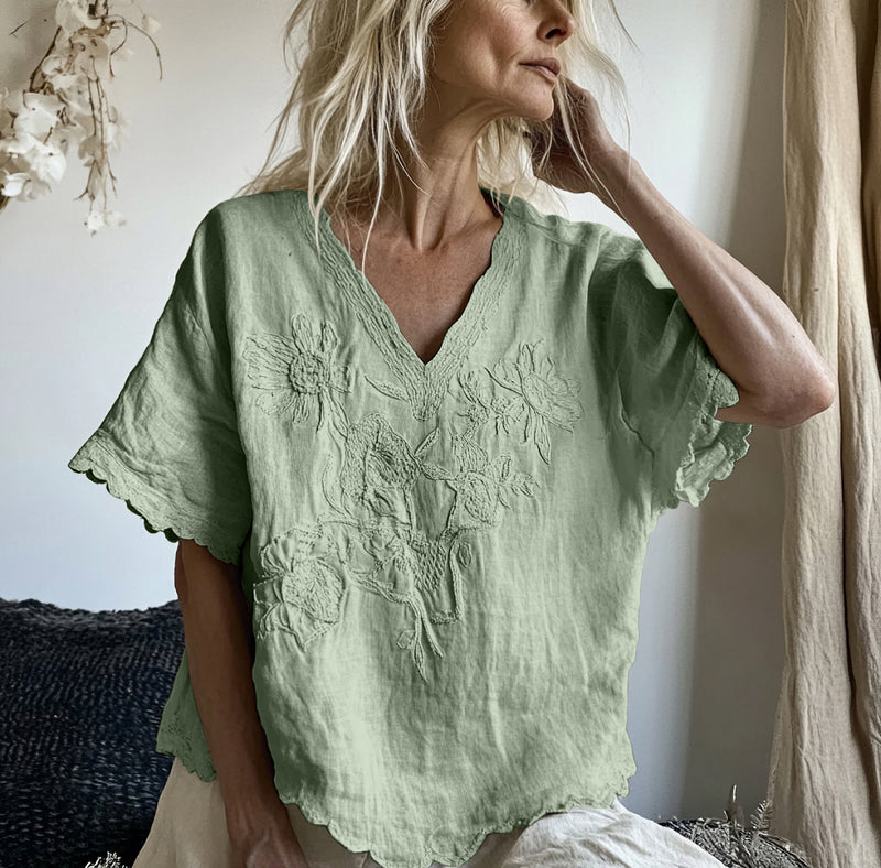 Camisa de estilo vintage atemporal