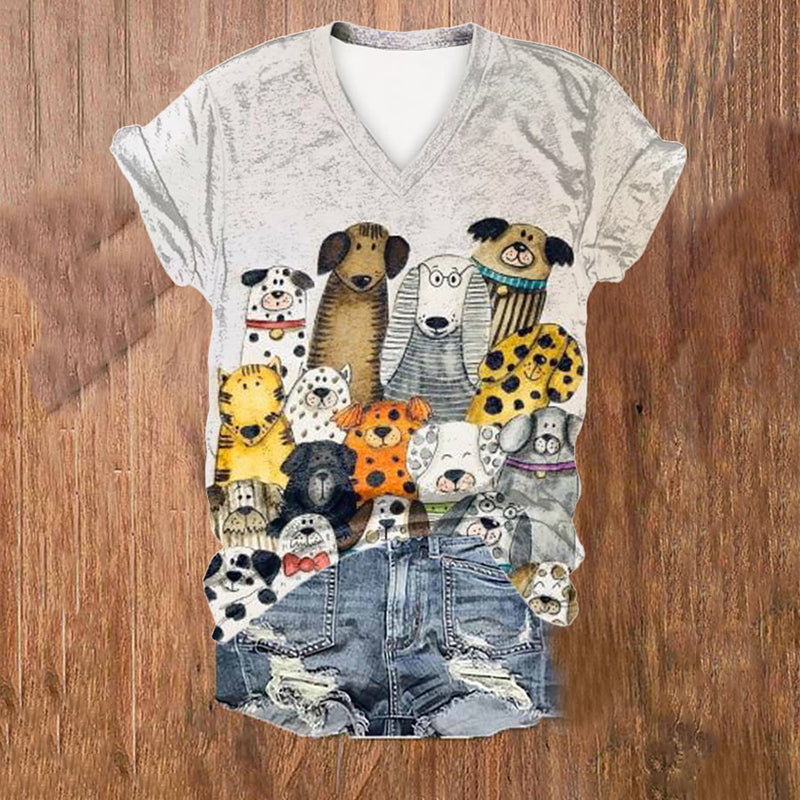 Camiseta de diseño cuidado