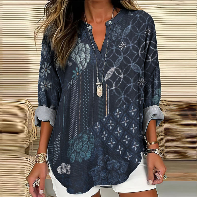 Camisa de estilo vintage atemporal