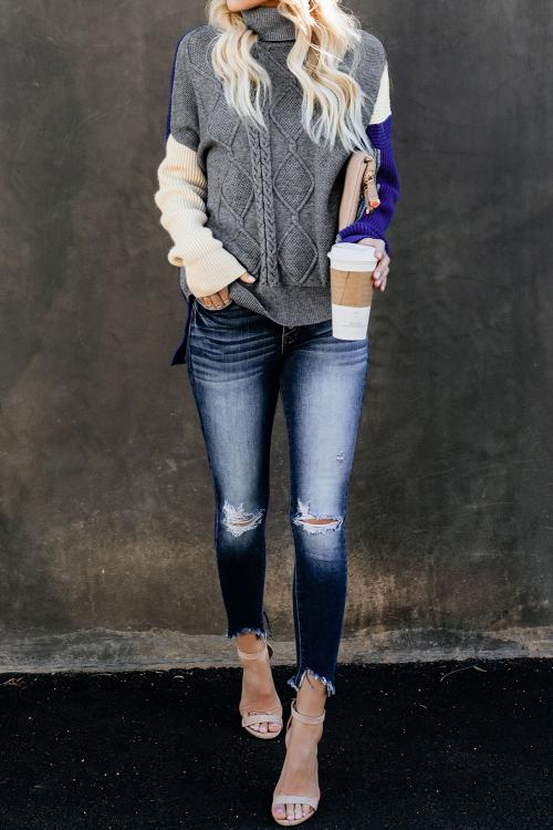 Suéter bellamente confeccionado