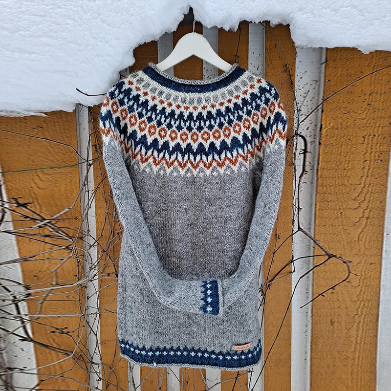 Suéter de estilo vintage atemporal