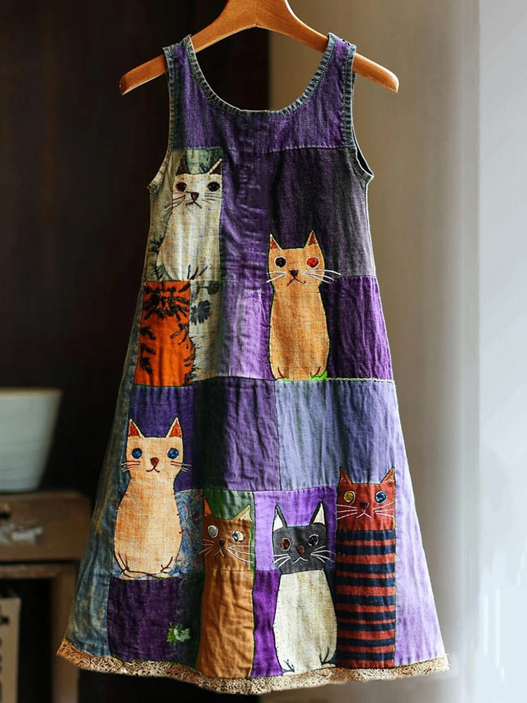 Vestido de inspiración vintage
