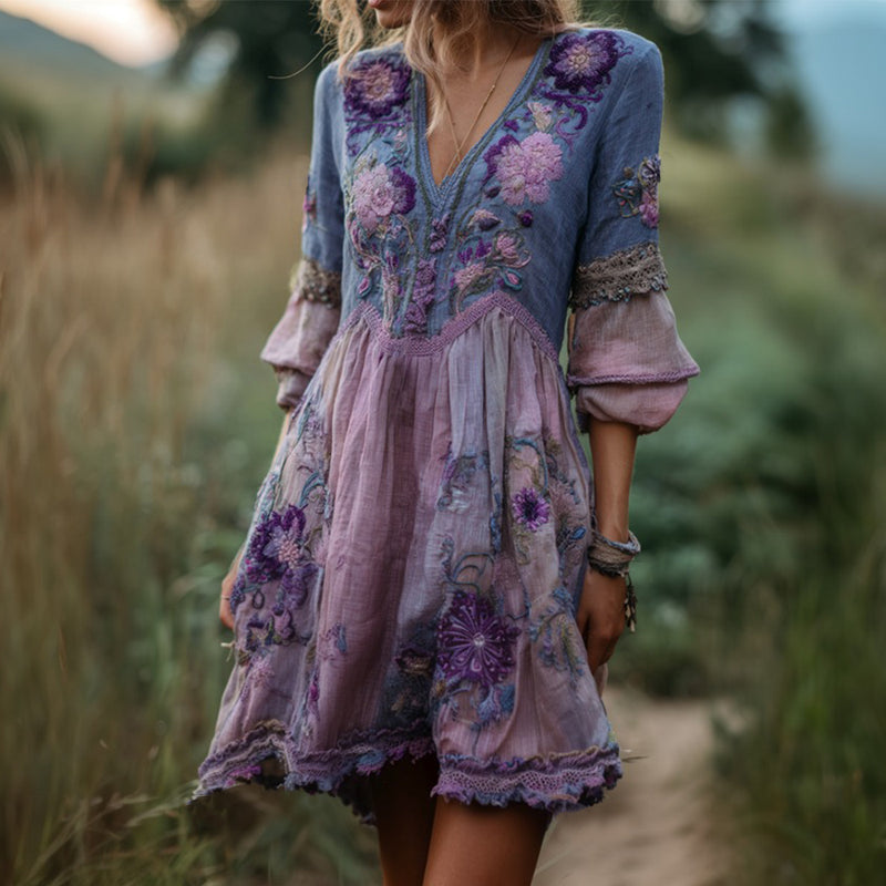 Vestido de inspiración vintage