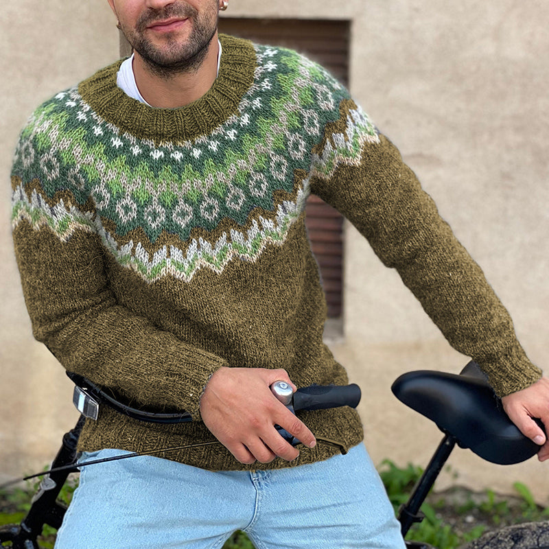 Suéter de diseño clásico