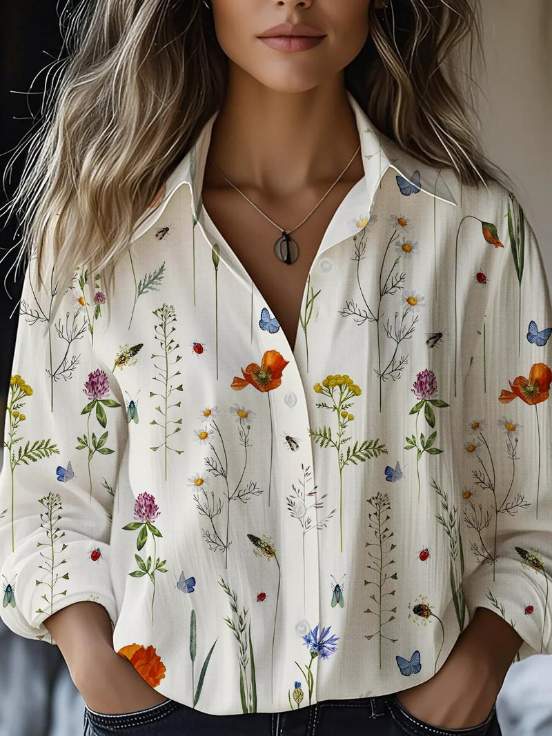 Camisa de estilo vintage atemporal