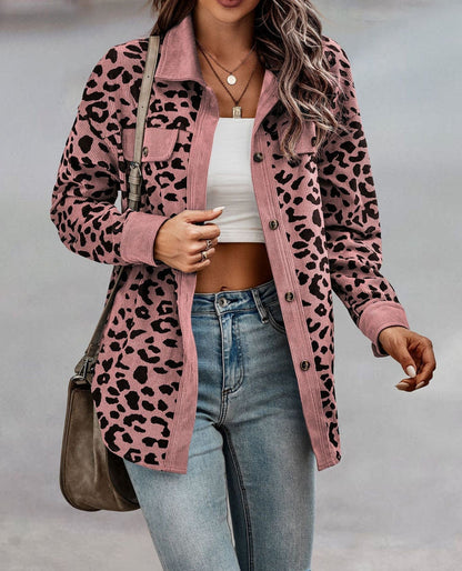 CM | Chaqueta de leopardo para mujer