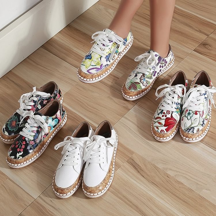 CM | Zapatillas sencillas con flores