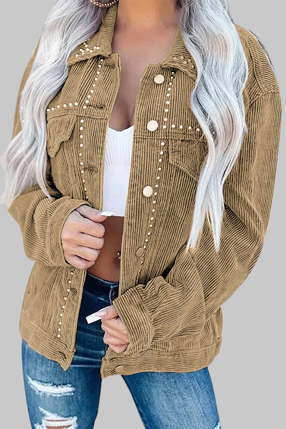 Chaqueta bellamente confeccionado